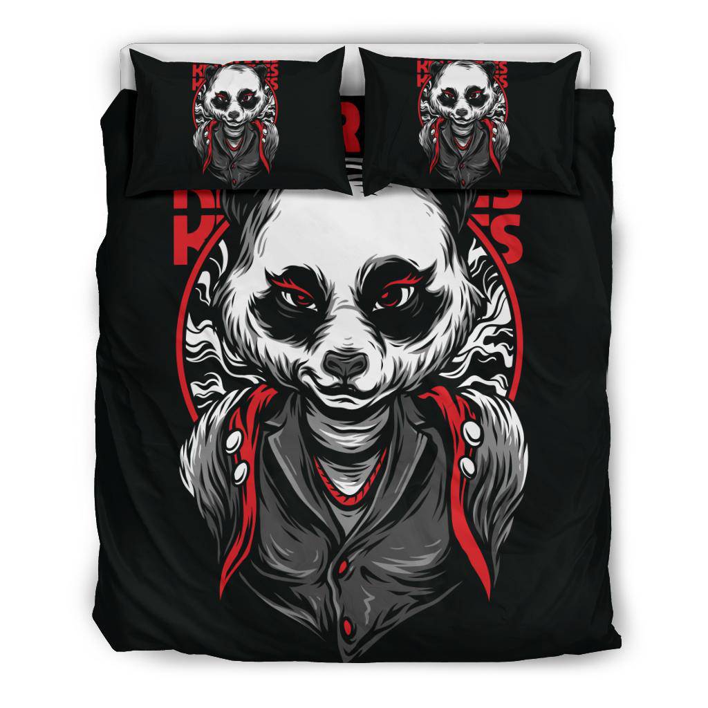 Killer Eyes Panda Animal Art Cartoon Bedding Set - Top Content | POD Collection | Free Shipping