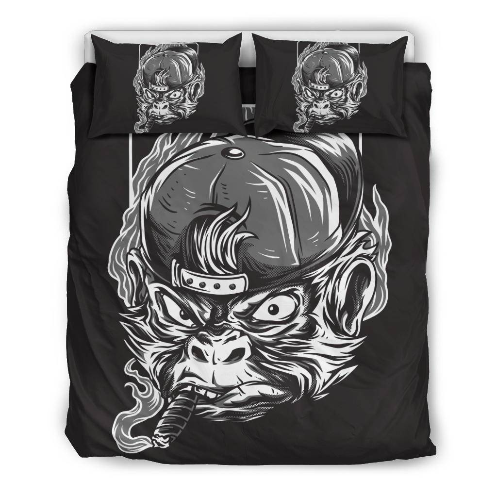 Mastermind Monkey Cartoon Bedding Set - Top Content | POD Collection | Free Shipping