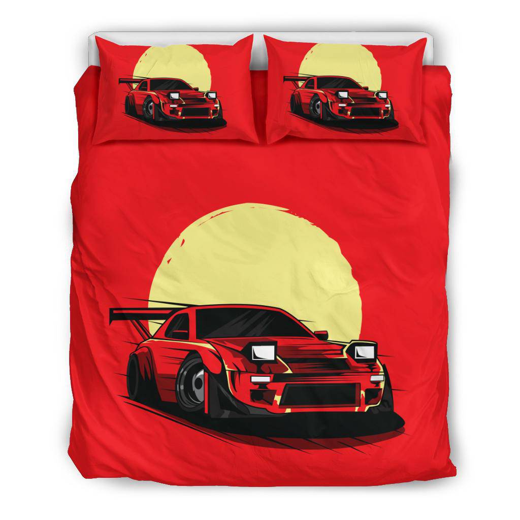 Moon Red Speed Car Bedding Set - Top Content | POD Collection | Free Shipping