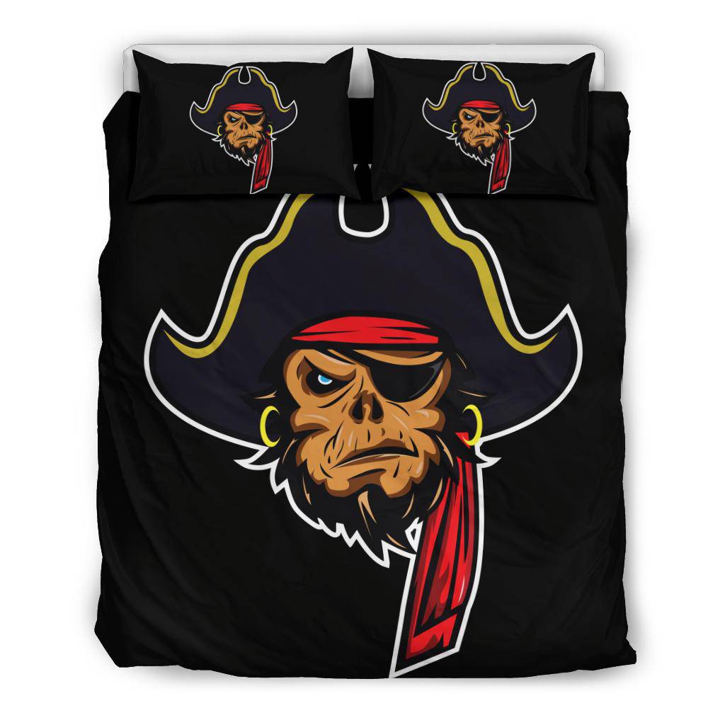 Pirate Mascot Cartoon Bedding Set - Top Content | POD Collection | Free Shipping