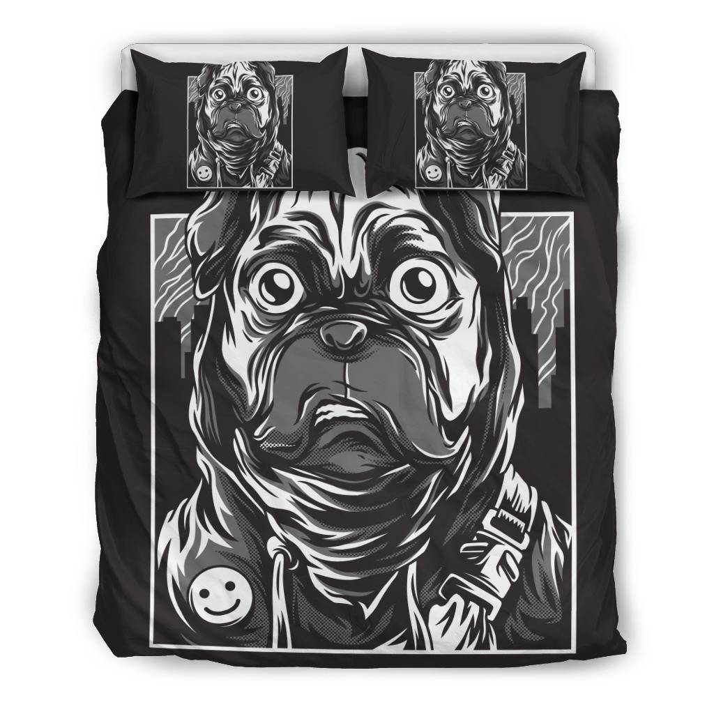 Pug Life Dog Art Cartoon Bedding Set - Top Content | POD Collection | Free Shipping