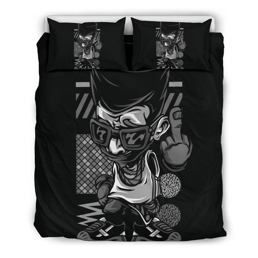 Rap Hip Hop Legend Art Cartoon Bedding Set - Top Content | POD Collection | Free Shipping