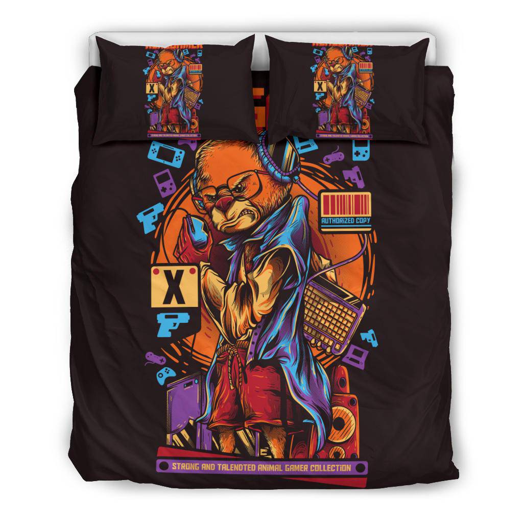 Real Gamer Player Art Cartoon Collection Bedding Set - Top Content | POD Collection | Free Shipping