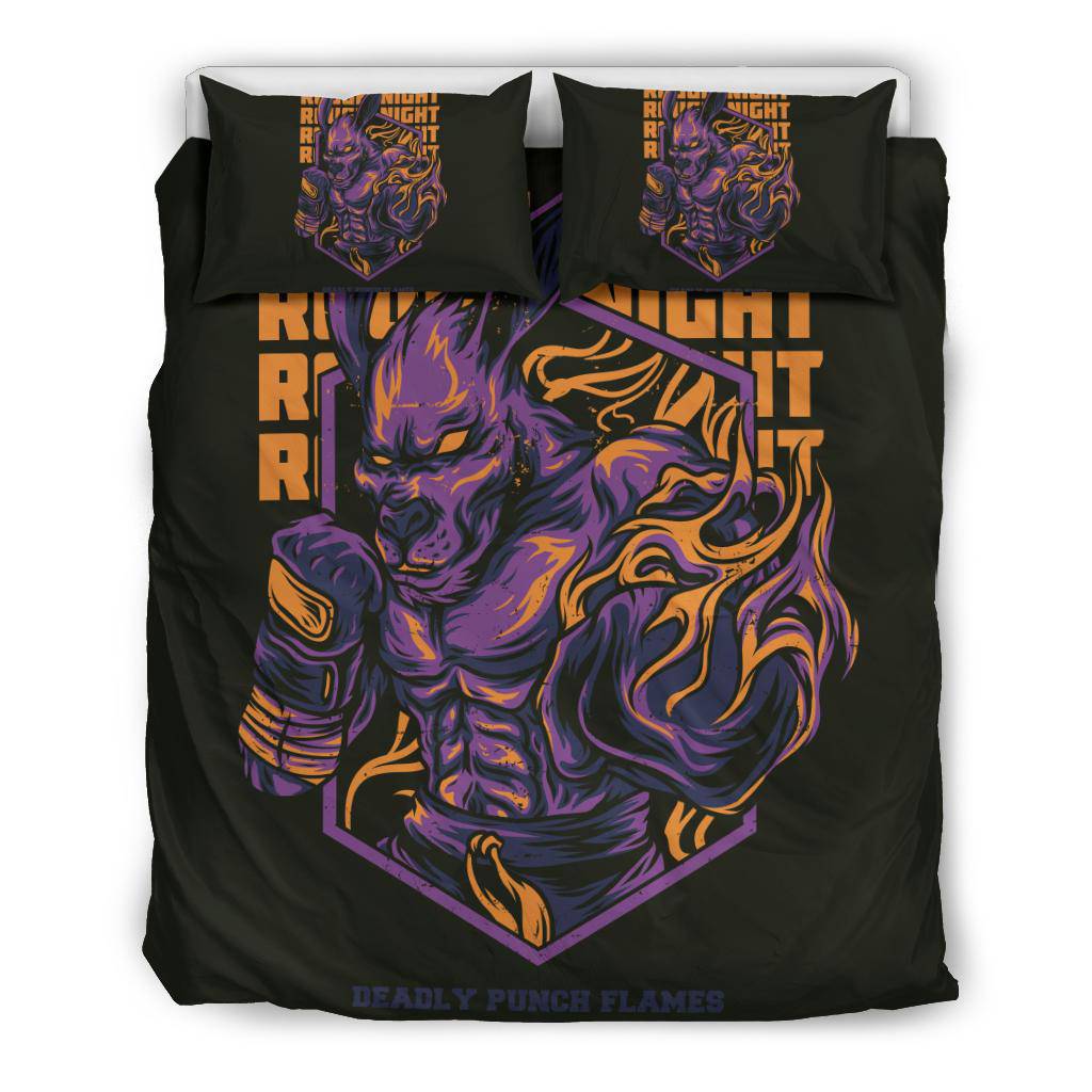 Rough Night Fighter Japanese Art Bedding Set - Top Content | POD Collection | Free Shipping