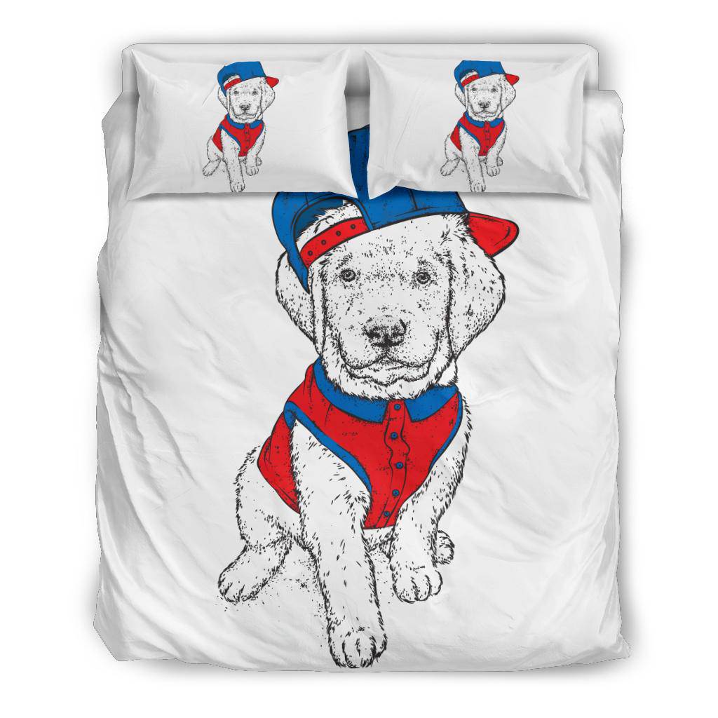 Cool Labrador Puppy Dog Drawing Bedding Set - Top Content | POD Collection | Free Shipping