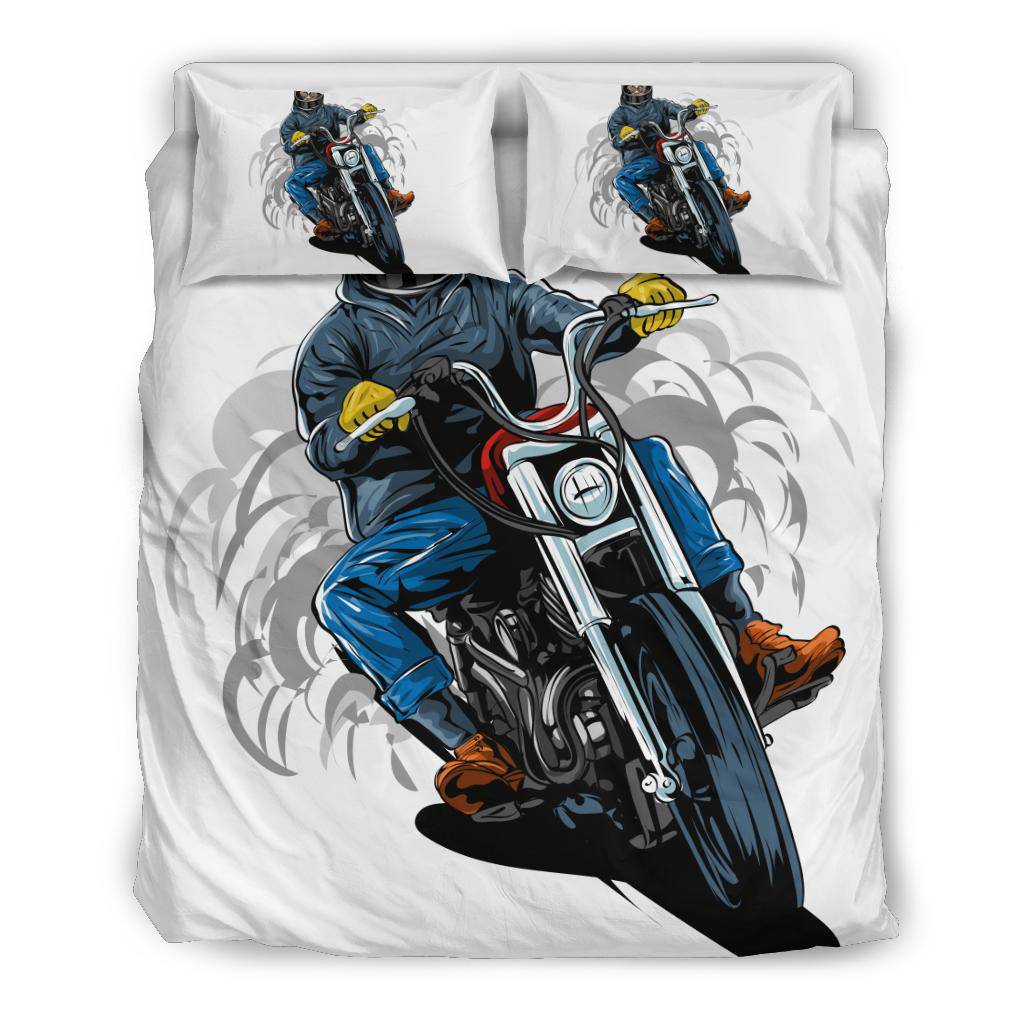 Vintage Classic Chopper Riding Bedding Set - Top Content | POD Collection | Free Shipping