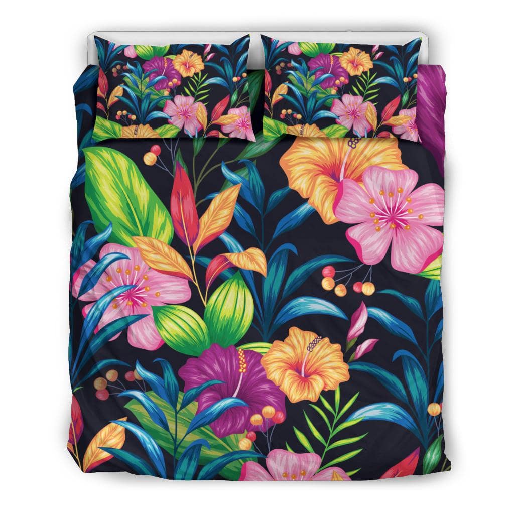 Colourful Vintage Floral Pattern Bedding Set - Top Content | POD Collection | Free Shipping