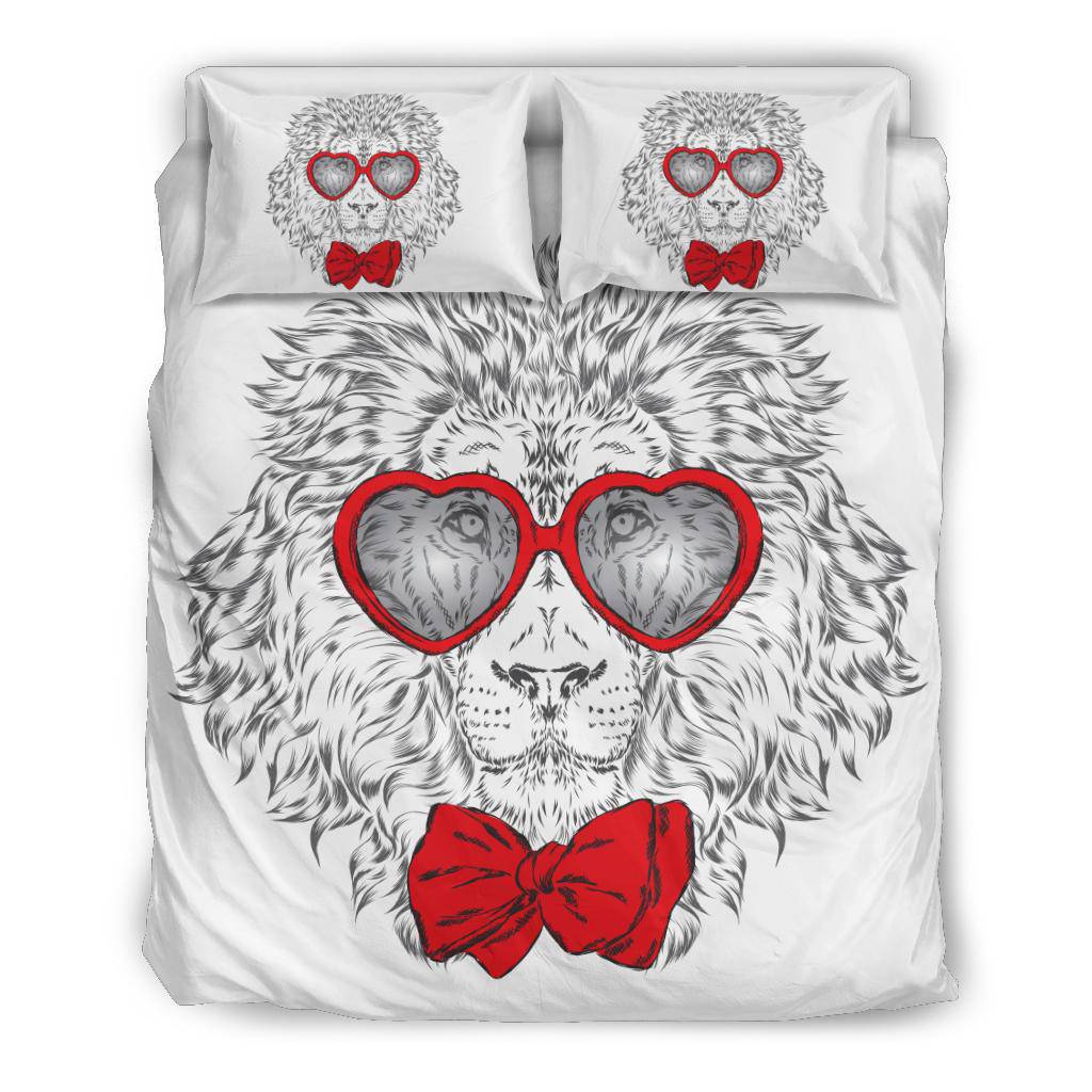 Valentines Day Lion Bedding Set - Top Content | POD Collection | Free Shipping