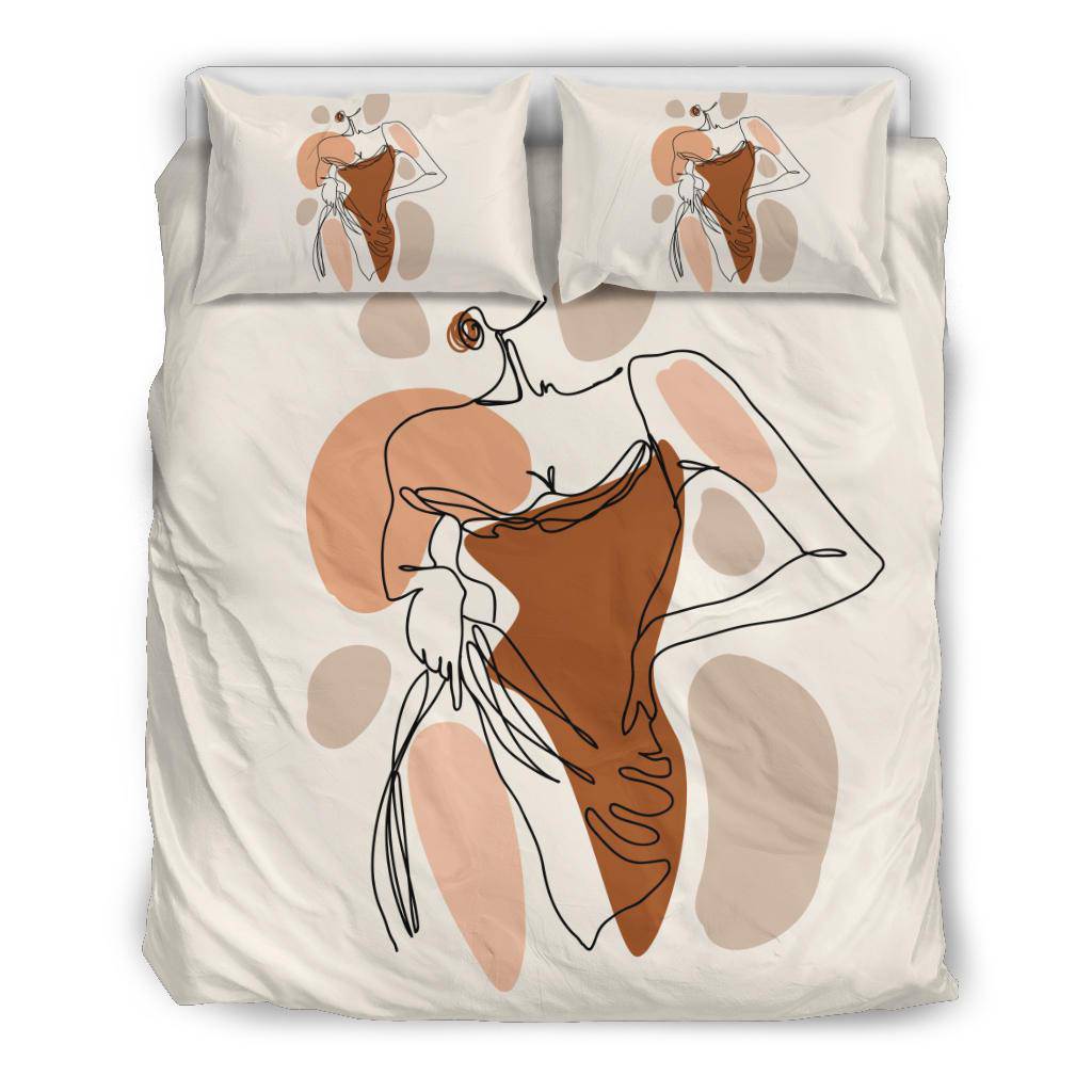 Abstract Art Beautiful Woman Body Figure Bedding Set - Top Content | POD Collection | Free Shipping