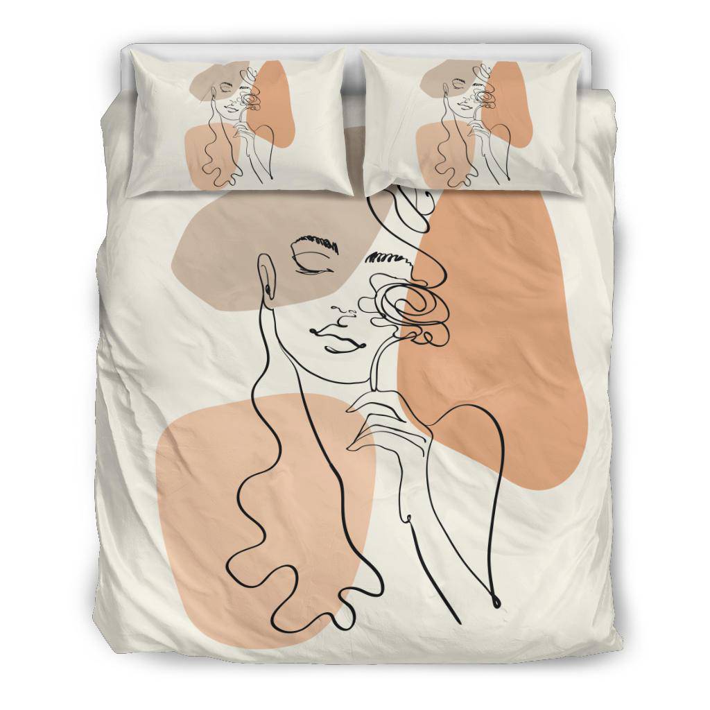 Abstract Art Woman Figure Bedding Set - Top Content | POD Collection | Free Shipping