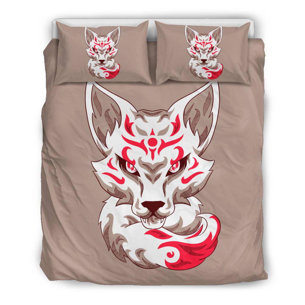 Kitsune Japanese Art Fox Bedding Set - Top Content | POD Collection | Free Shipping