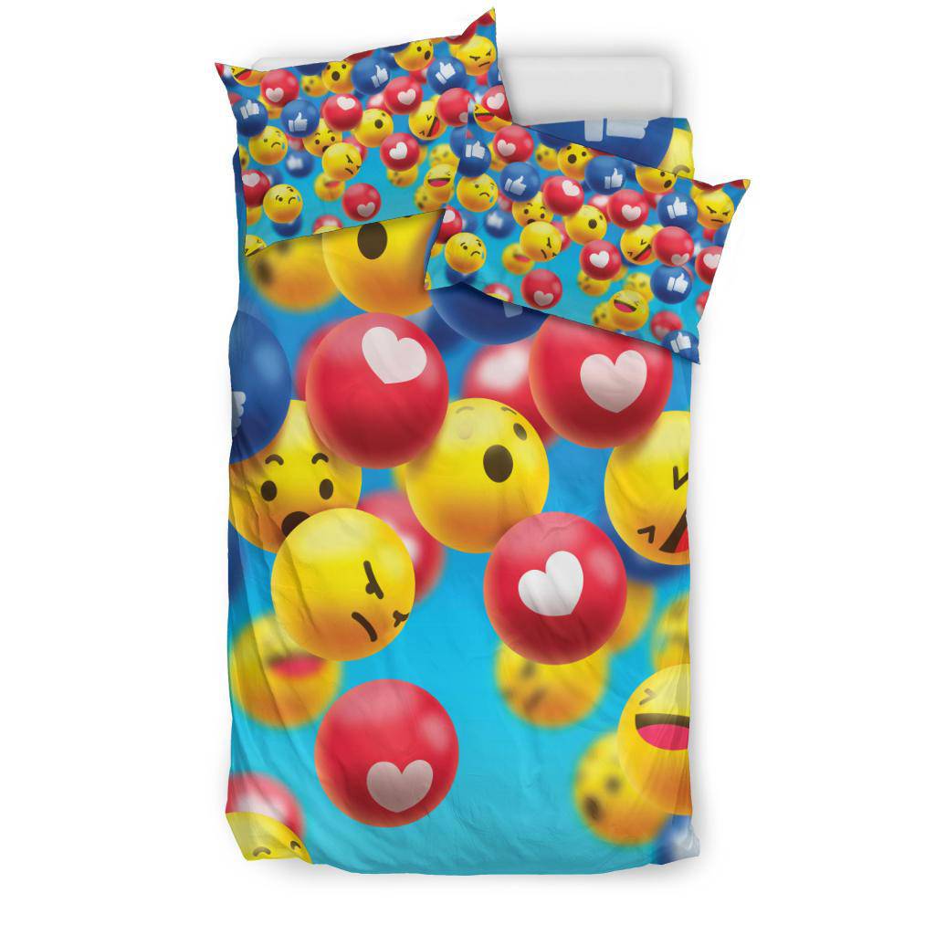 Emoji Bedding Set - Top Content | POD Collection | Free Shipping