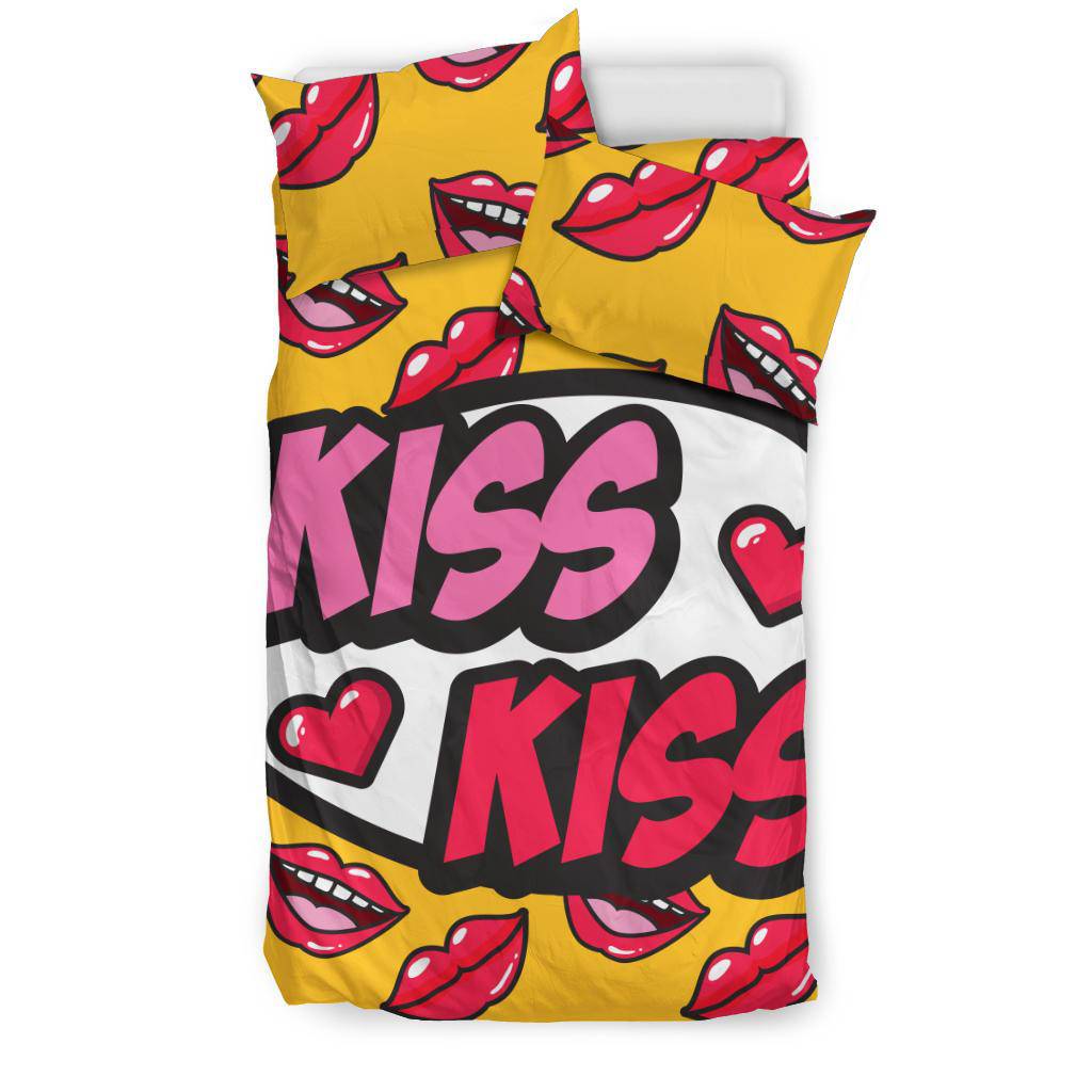 Kiss Kiss Lips  Bedding Set - Top Content | POD Collection | Free Shipping