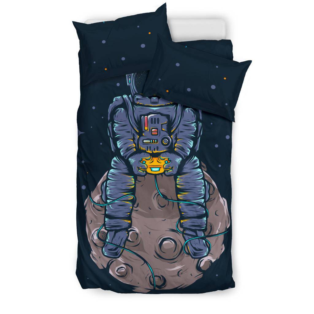 Gamer Astronaut Bedding set - Top Content | POD Collection | Free Shipping