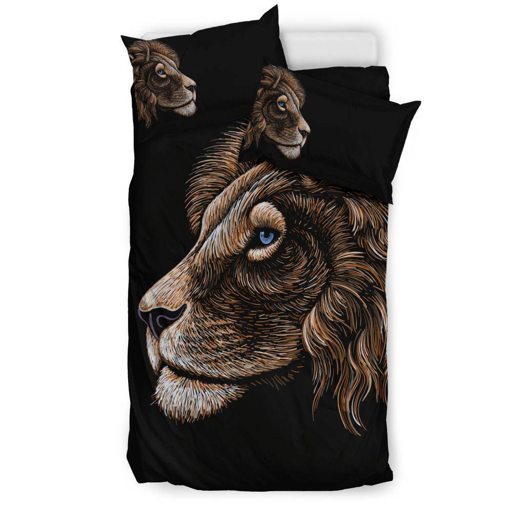 Lion Drawing Bedding Set - Top Content | POD Collection | Free Shipping