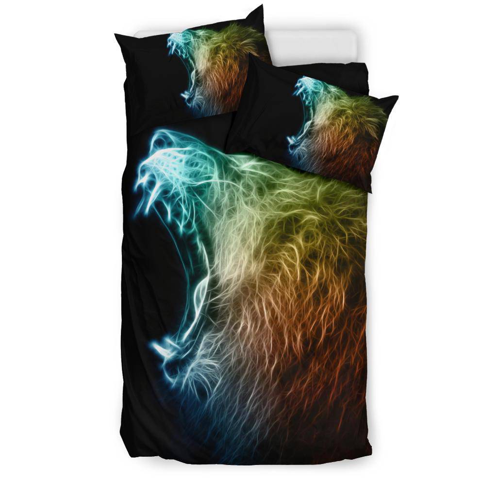 Colorful Angry Lion Bedding Set - Top Content | POD Collection | Free Shipping