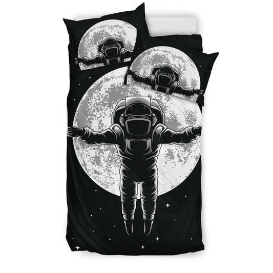 Astronaut Moon Stars Bedding Set - Top Content | POD Collection | Free Shipping