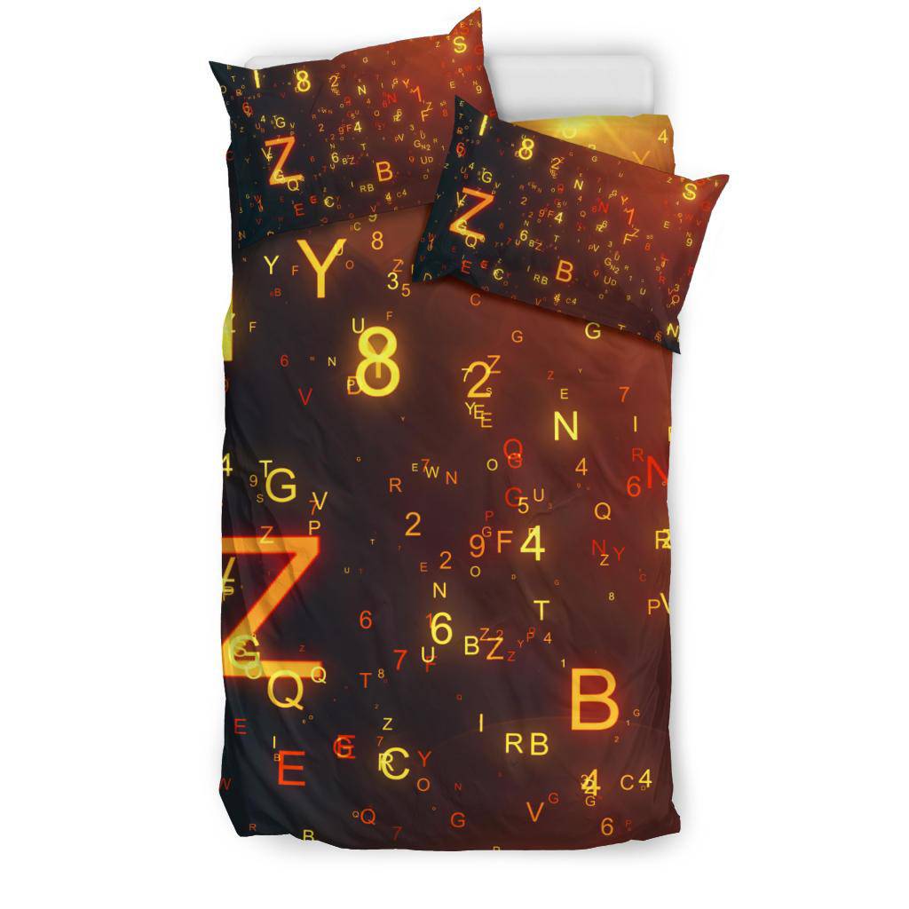 Flying Letters Bedding set - Top Content | POD Collection | Free Shipping