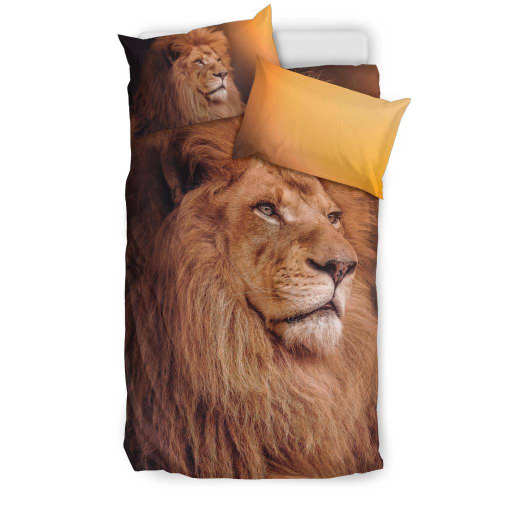 Mighty Lion Lies Sunset Bedding Set - Top Content | POD Collection | Free Shipping