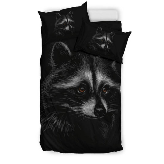 Cute Raccoon Bedding Set - Top Content | POD Collection | Free Shipping