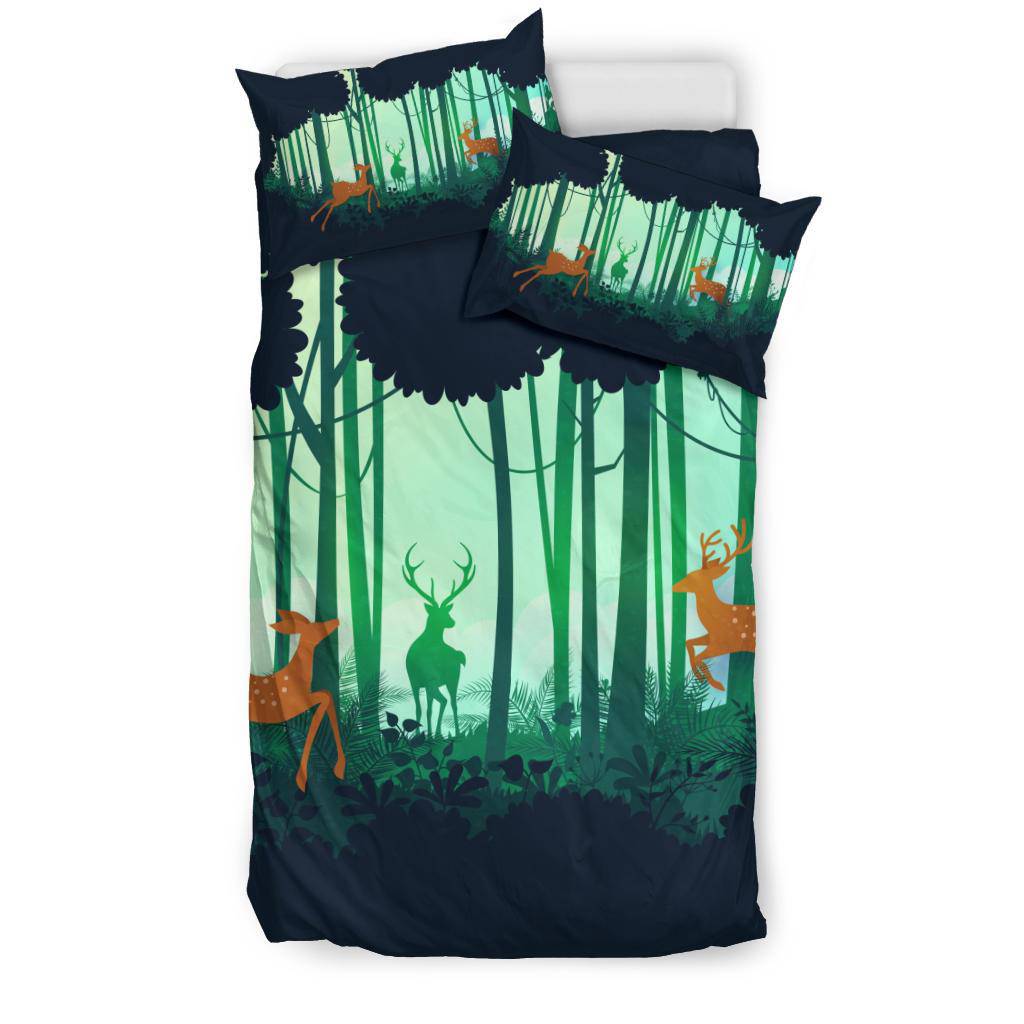 Jungle Forest Deer Bedding Set - Top Content | POD Collection | Free Shipping