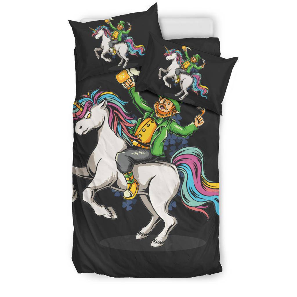 St. Patrick and Unicorn Bedding Set - Top Content | POD Collection | Free Shipping