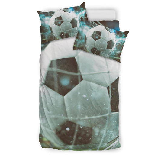 Football Ball Goal Bedding Set - Top Content | POD Collection | Free Shipping