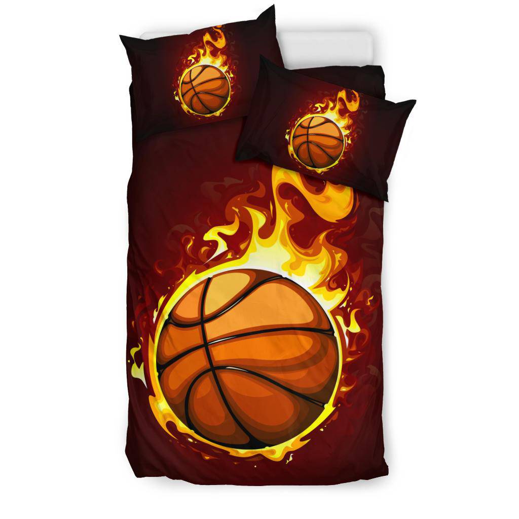 Basketball on Fire Bedding Set - Top Content | POD Collection | Free Shipping