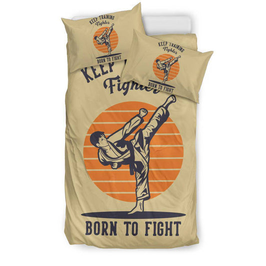 Born To Fight Fighter Bedding Set - Top Content | POD Collection | Free Shipping