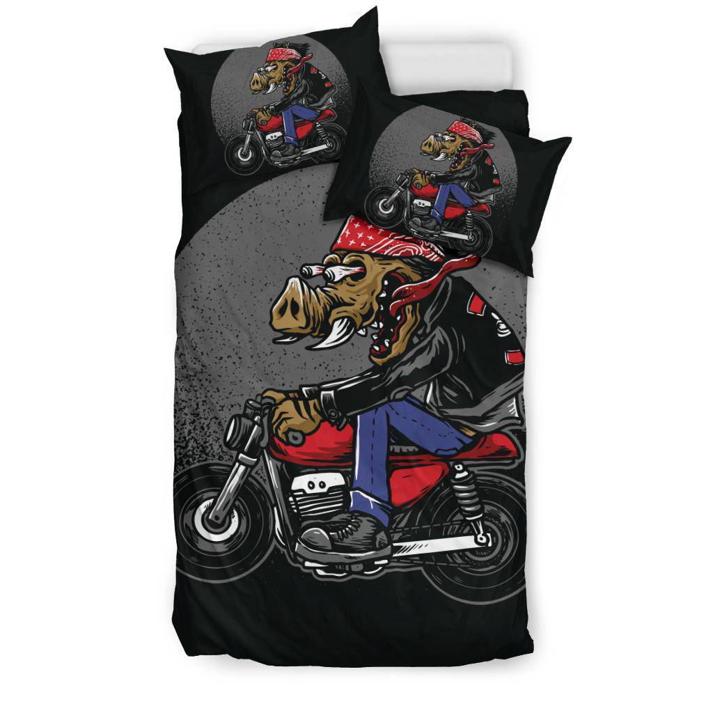 Crazy Motorcycle Rider Bedding Set - Top Content | POD Collection | Free Shipping