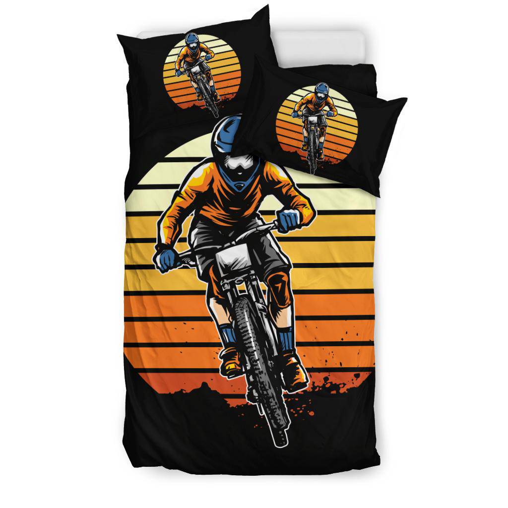 Retro Motorbike Motorspot Bedding set - Top Content | POD Collection | Free Shipping