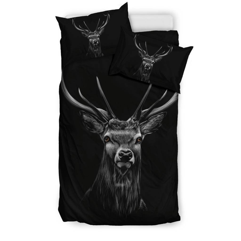 Wilderness Deer Black Bedding Set - Top Content | POD Collection | Free Shipping