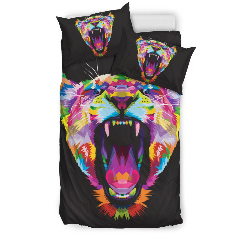 Colorful Lione Roar Bedding Set - Top Content | POD Collection | Free Shipping