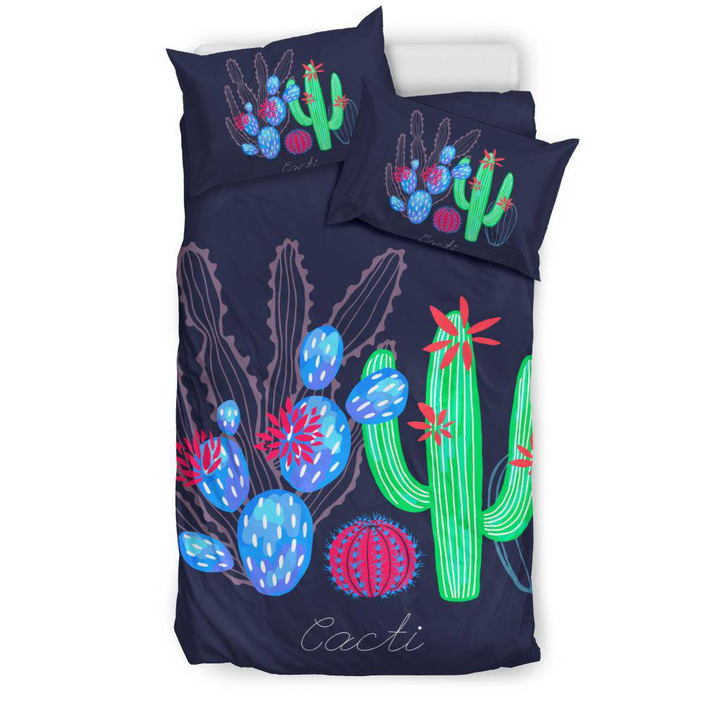 Cactus Succulent Drawing Bedding Set - Top Content | POD Collection | Free Shipping