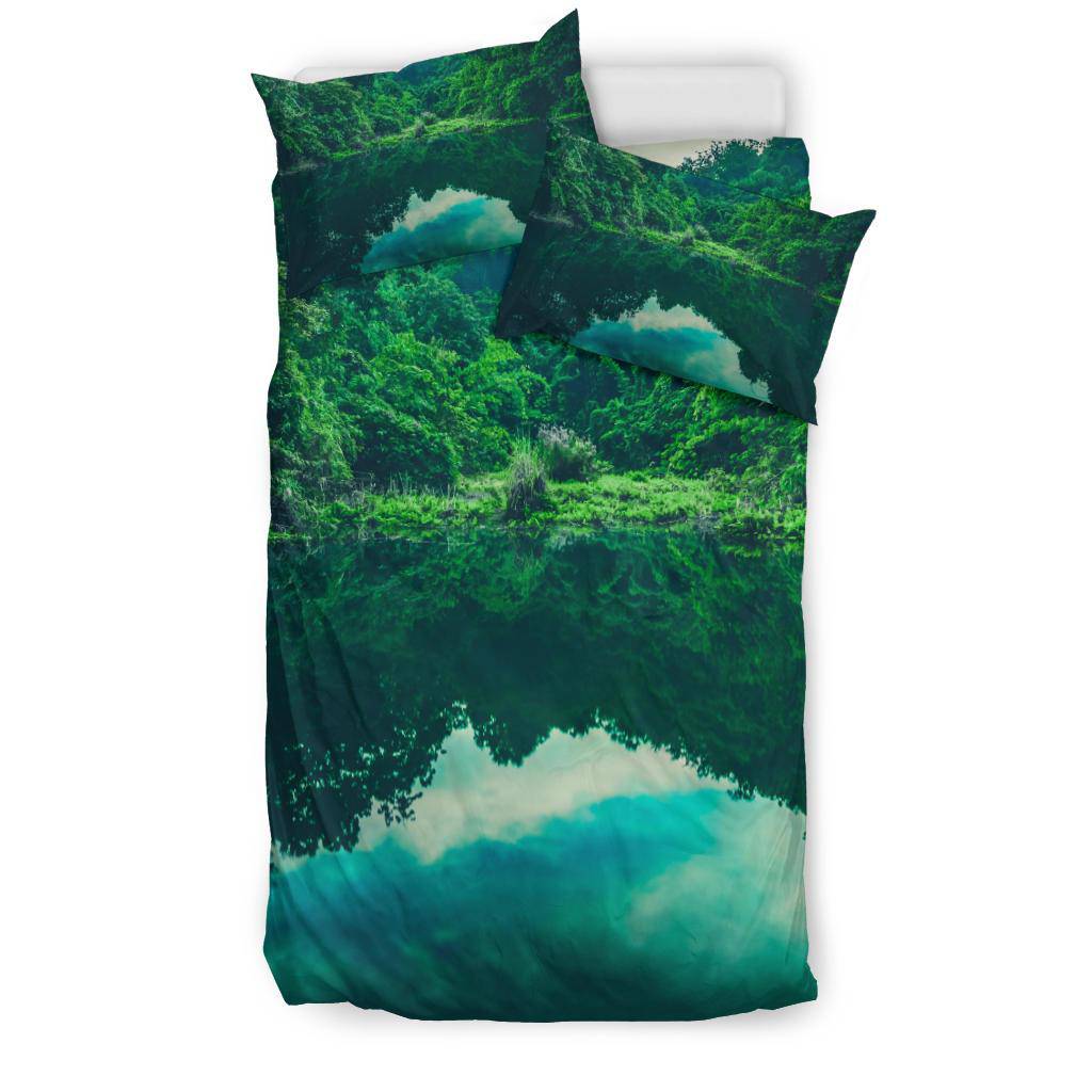 Tropical Forest Lake Bedding Set - Top Content | POD Collection | Free Shipping