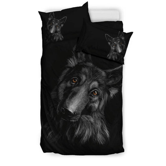 Black German Shepherd Dog Bedding Set - Top Content | POD Collection | Free Shipping