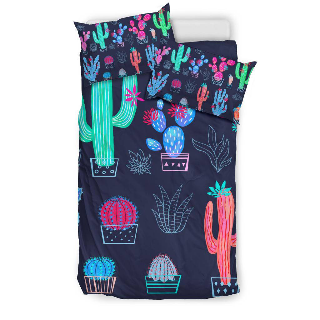 Cactus and Succulent Bedding Set - Top Content | POD Collection | Free Shipping