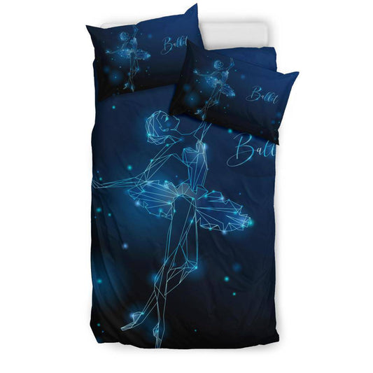 Glowing Ballerina Ballet Bedding Set - Top Content | POD Collection | Free Shipping