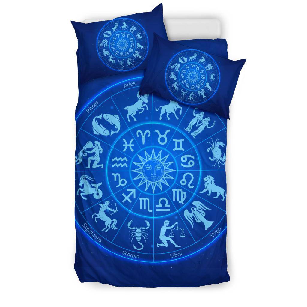 Astrology Zodiac Signs Circle Bedding Set - Top Content | POD Collection | Free Shipping