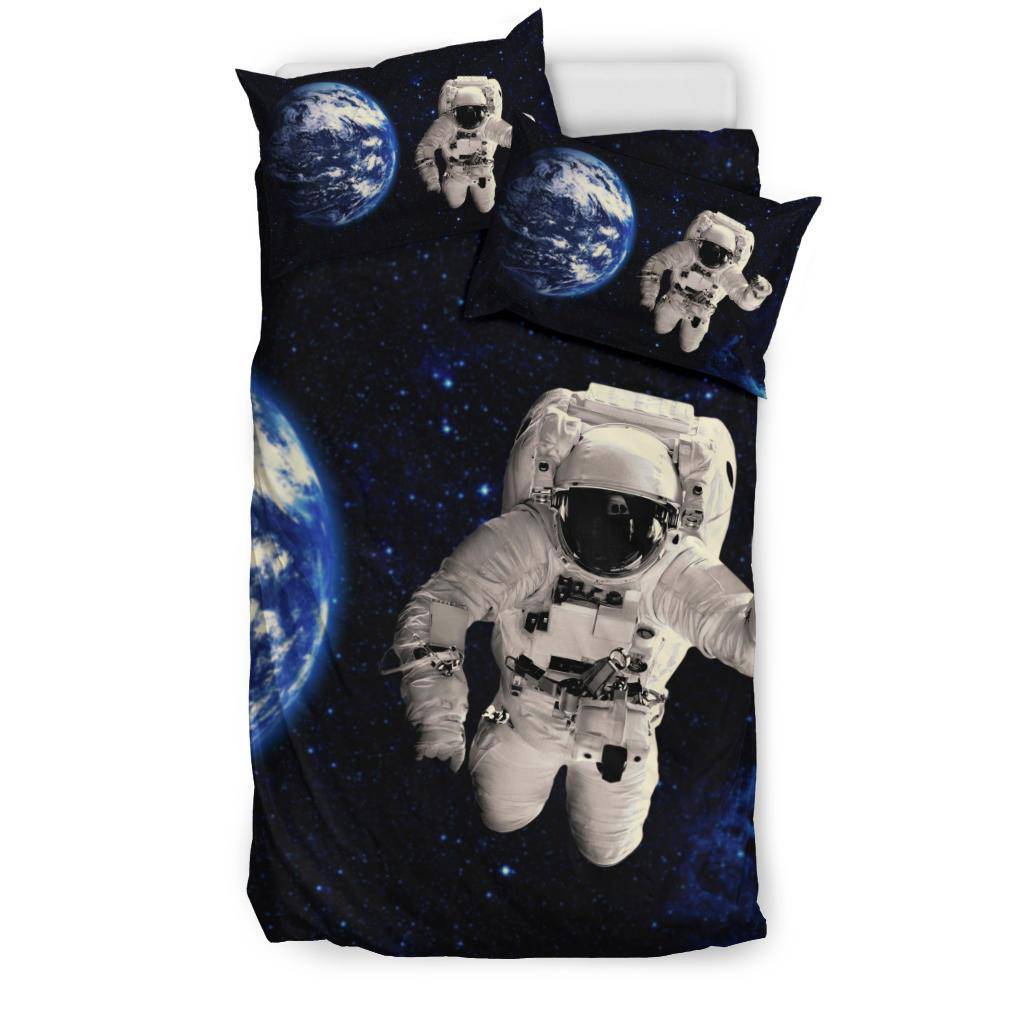 Astronaut Space Planet Earth Bedding Set - Top Content | POD Collection | Free Shipping