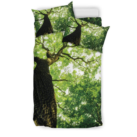 Forest Tree Green Nature Bedding Set - Top Content | POD Collection | Free Shipping