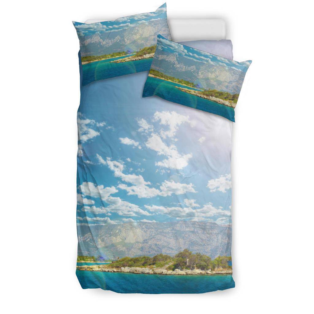 Island Landscape Nature Mountains Bedding Set - Top Content | POD Collection | Free Shipping