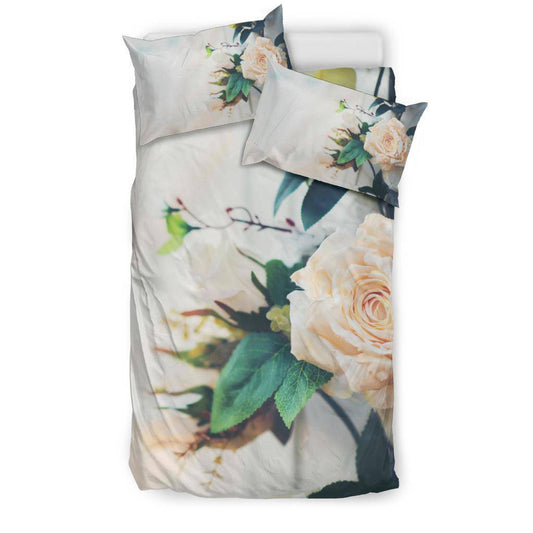 Wedding Flowers Gift Bedding Set - Top Content | POD Collection | Free Shipping