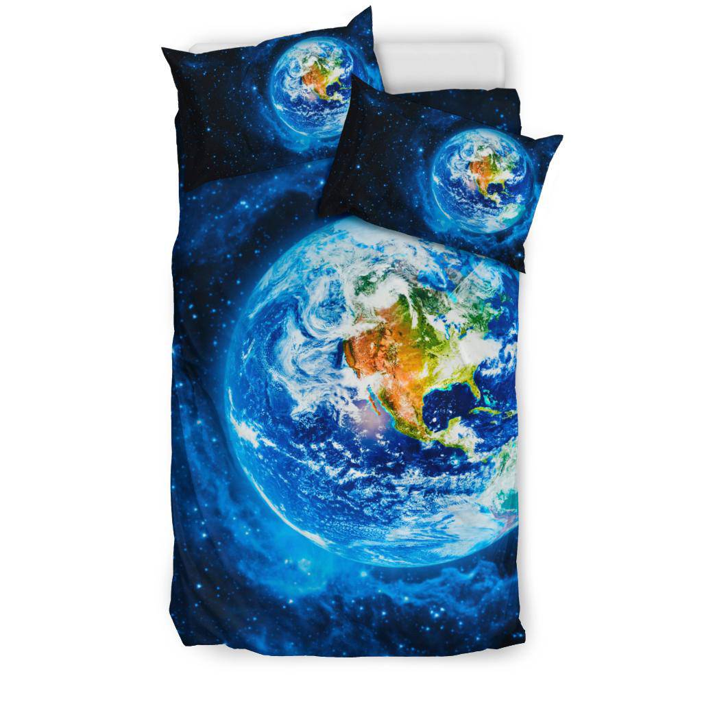 Planet Earth Space Stars Universe Bedding Set - Top Content | POD Collection | Free Shipping