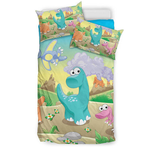 Dinosaurs Kids Cartoon Bedding Set - Top Content | POD Collection | Free Shipping