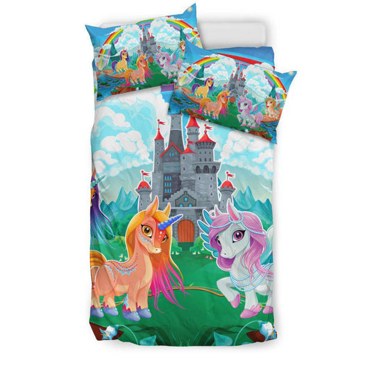 Fantasy Unicorns Fairytale Kids Bedding Set - Top Content | POD Collection | Free Shipping