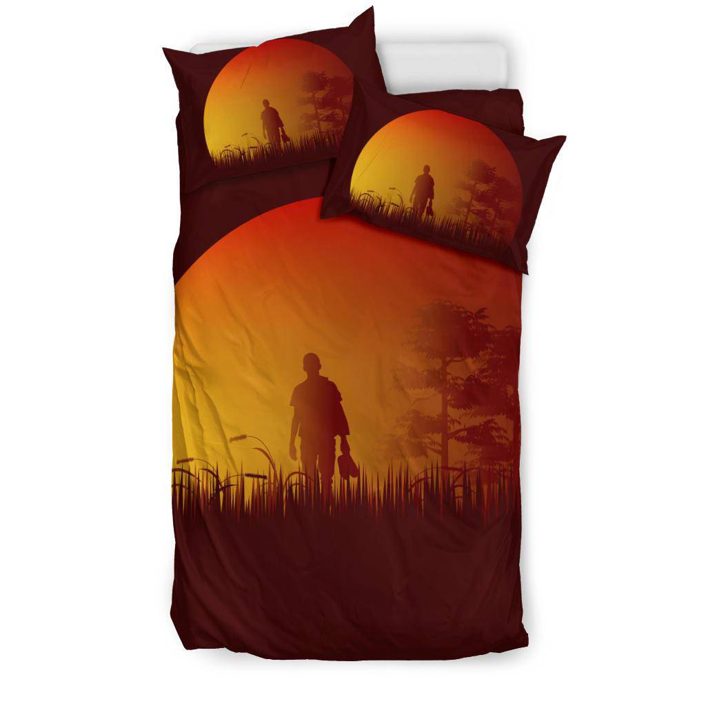 Landscape Man Forest Sunset Bedding Set - Top Content | POD Collection | Free Shipping