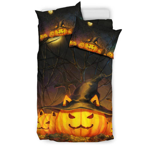 Halloween Pupkin Angry Witch Bedding Set - Top Content | POD Collection | Free Shipping