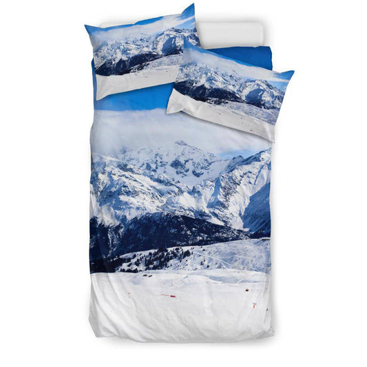 Nature Mountain Winter Snow Bedding Set - Top Content | POD Collection | Free Shipping