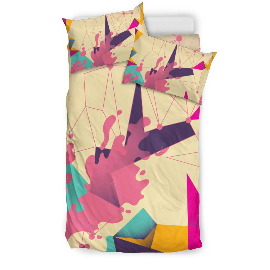 Abstract Art Colorful Paint Bedding Set - Top Content | POD Collection | Free Shipping